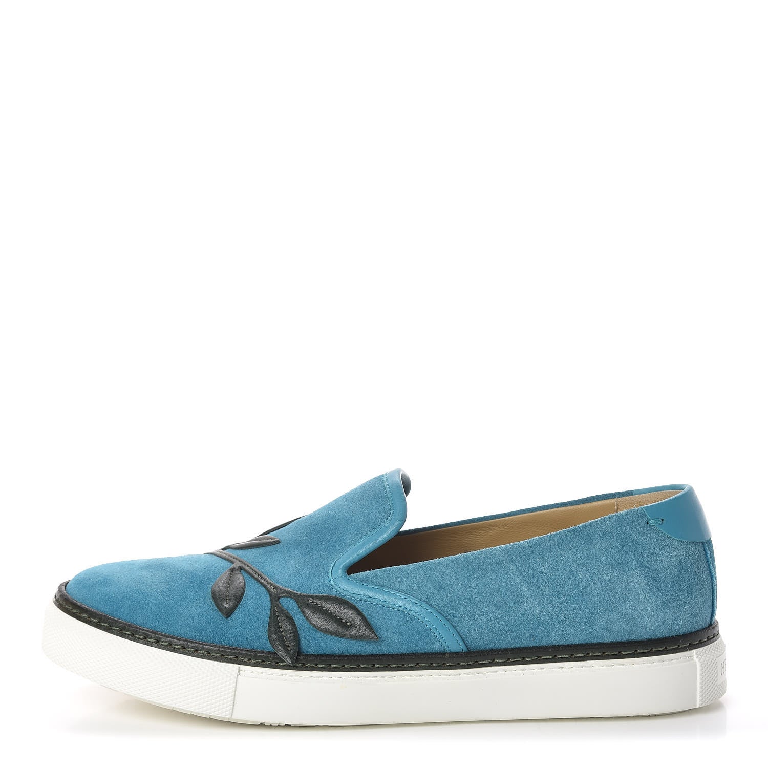Hermes Suede Slip On Sneakers 38 1 of 9