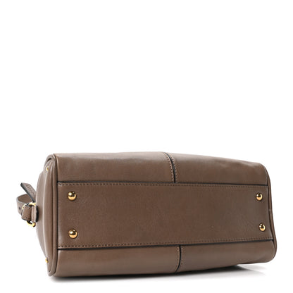 Chloe Calfskin Small Charms Bowling Bag Deep Taupe 4 of 11