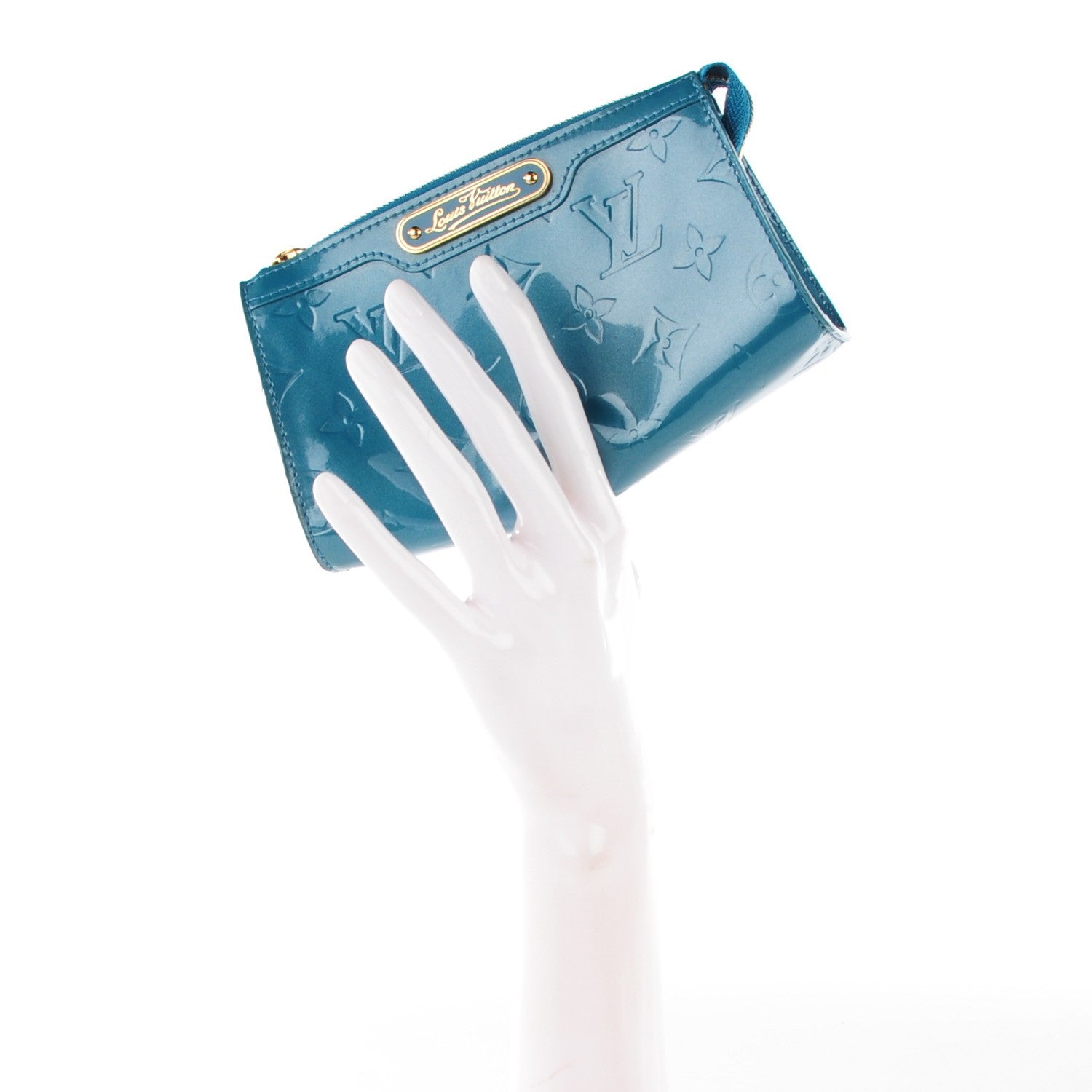 Louis Vuitton Vernis Trousse Cosmetic Pouch Blue Galactic 2 of 7