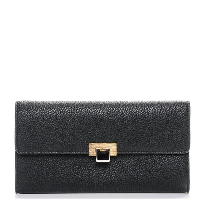 Balenciaga Calfskin Le Dix Continental Wallet Black 1 of 7