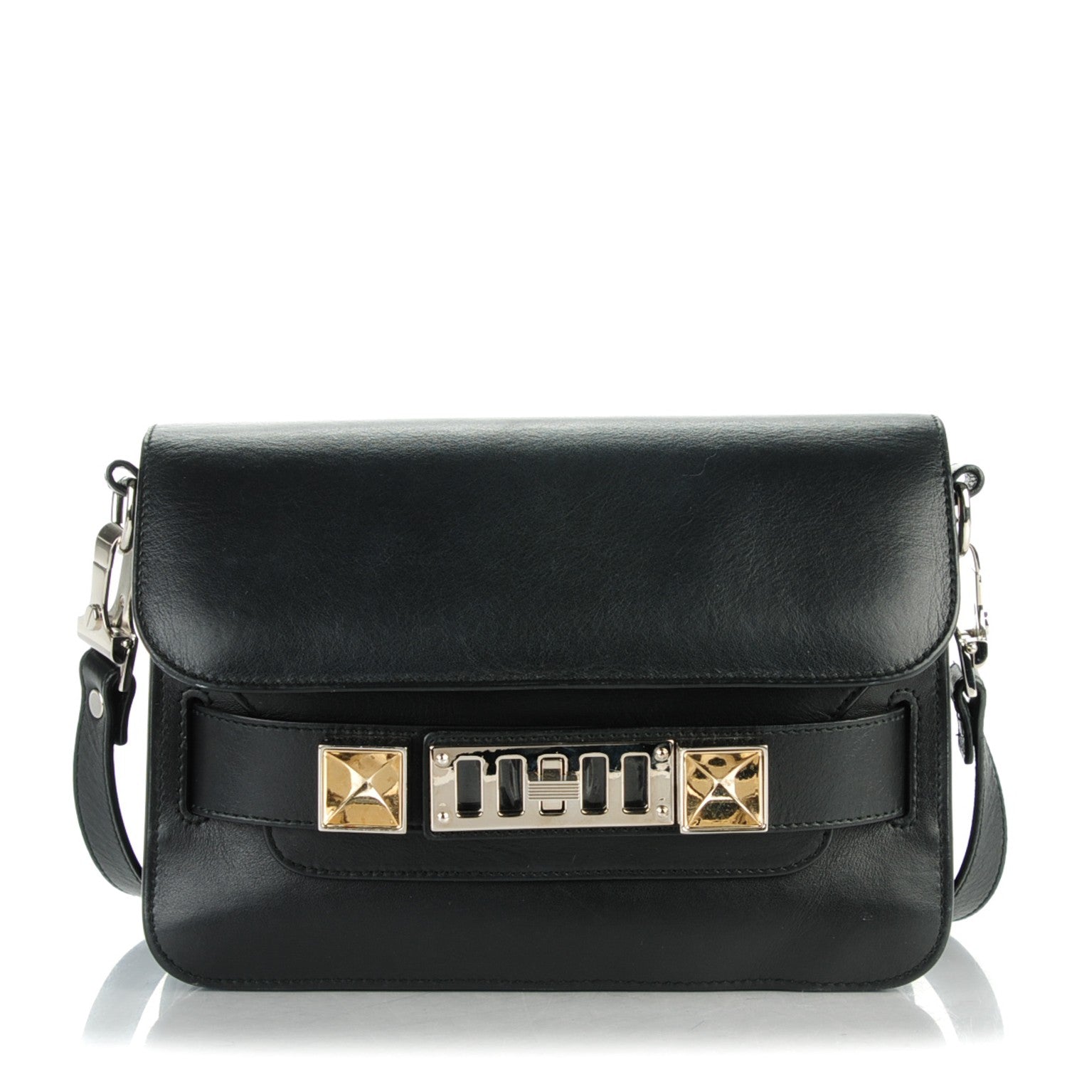 Proenza Schouler Calfskin Mini PS11 Classic Shoulder Bag Black 1 of 7