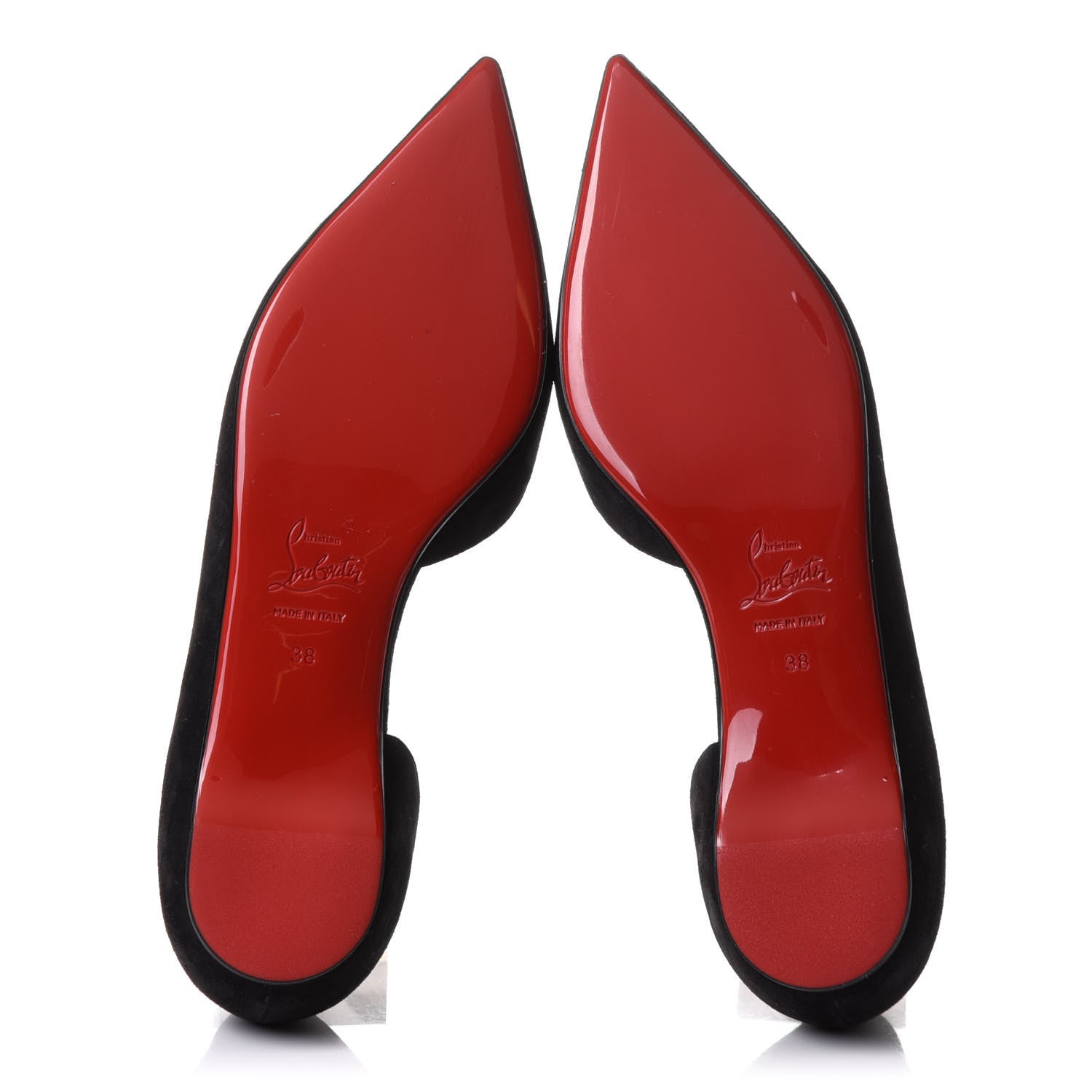 Christian Louboutin Veau Velours Iriza Flats 38 Black 5 of 7