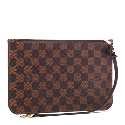 Louis Vuitton Damier Ebene Neverfull MM GM Pochette 2 of 7