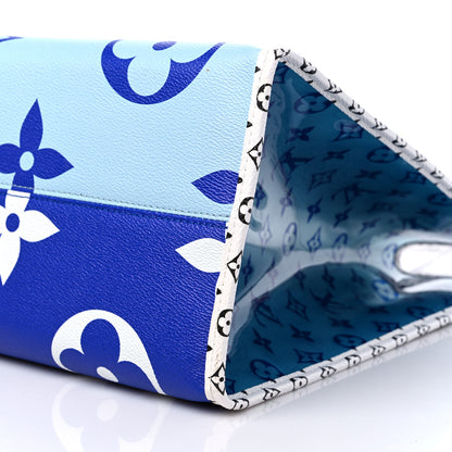 Louis Vuitton Monogram Giant Capri Onthego Blue 9 of 10