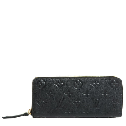 Louis Vuitton Empreinte Clemence Wallet Black 1 of 8
