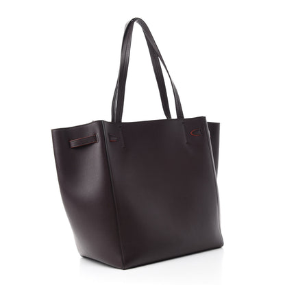 Celine Smooth Calfskin Small Belt Cabas Phantom Dark Brown 3 of 9