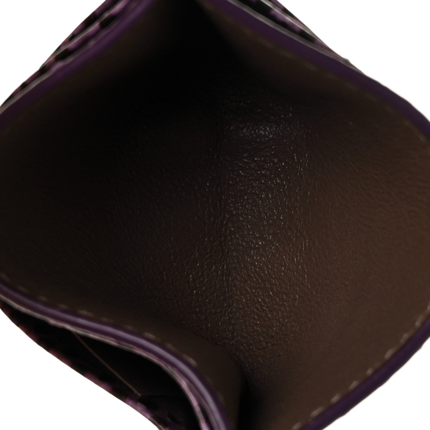 Bottega Veneta Lizard Card Wallet Purple 5 of 9