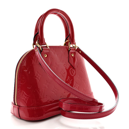 Louis Vuitton Vernis Alma BB Cherry 3 of 9