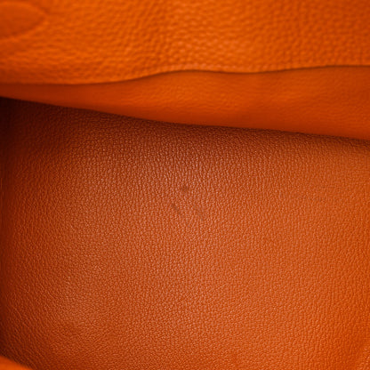 Hermes Taurillon Clemence JPG Birkin 42 Orange 12 of 30