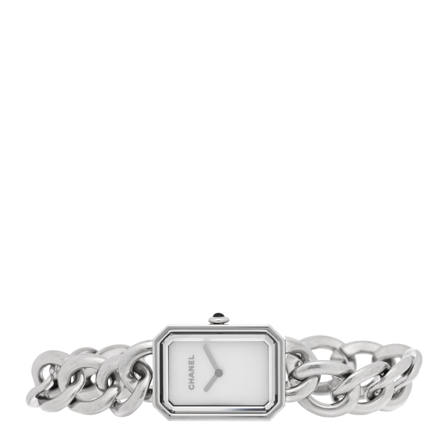Chanel Stainless Steel Mother of Pearl 20mm Chain Premiere Quartz Watch 2 of 4