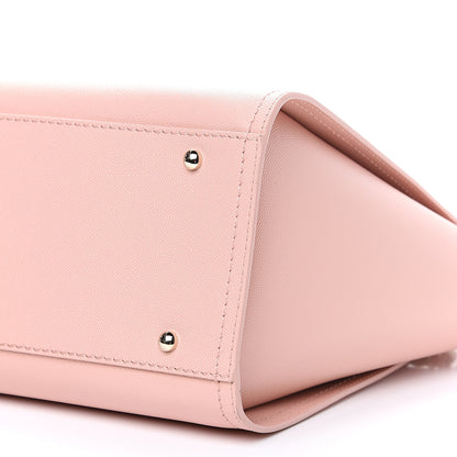 Chanel Caviar Small Studded Deauville Tote Light Pink 9 of 9
