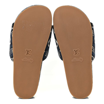 Louis Vuitton Jacquard Since 1854 Lock It Flat Mule 36 5 of 9