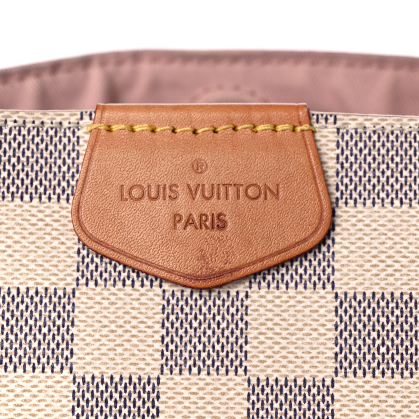 Damier Azur Graceful MM Rose Ballerine