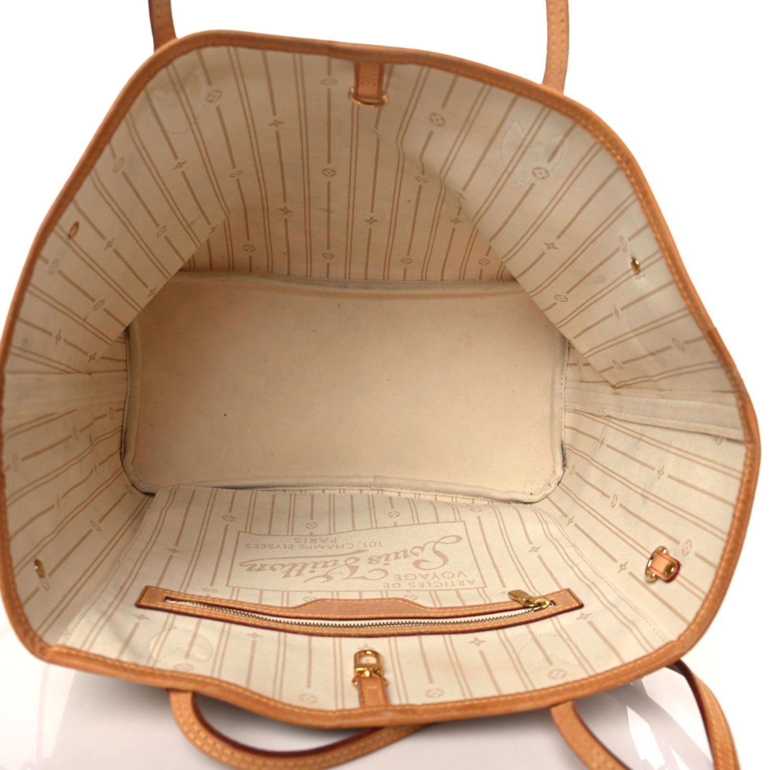 Louis Vuitton Damier Azur Neverfull MM 4 of 9