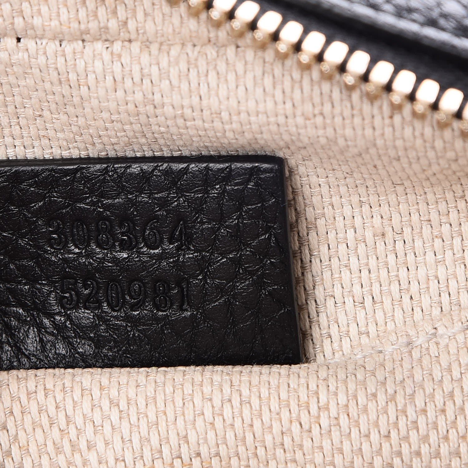 Gucci Pebbled Calfskin Small Soho Disco Bag Black 7 of 7