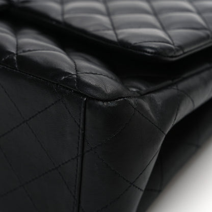 Chanel Lambskin Quilted Maxi Double Flap Black 13 of 13