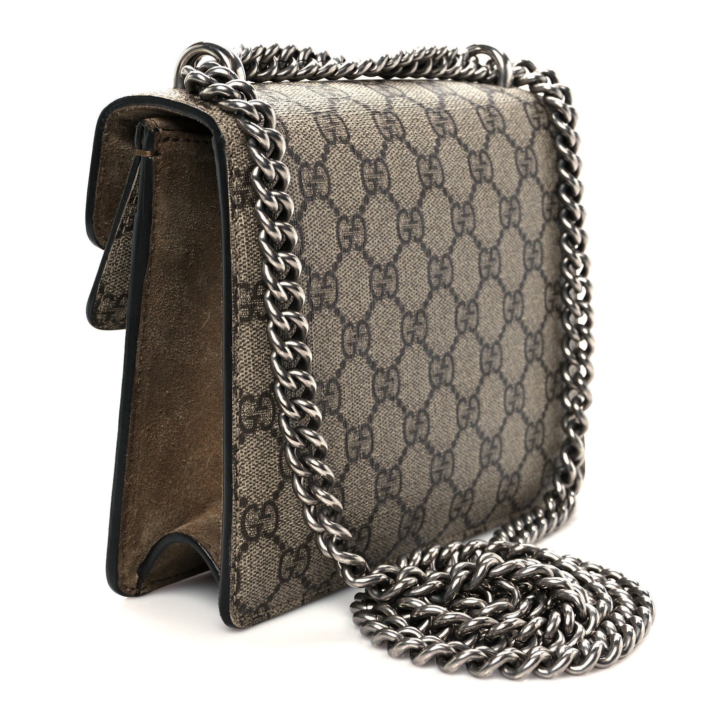 GG Supreme Monogram Mini Dionysus Shoulder Bag Taupe