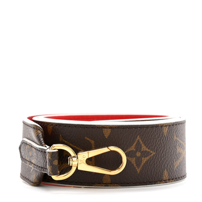 Louis Vuitton Monogram Bandouliere Shoulder Strap Red 1 of 14