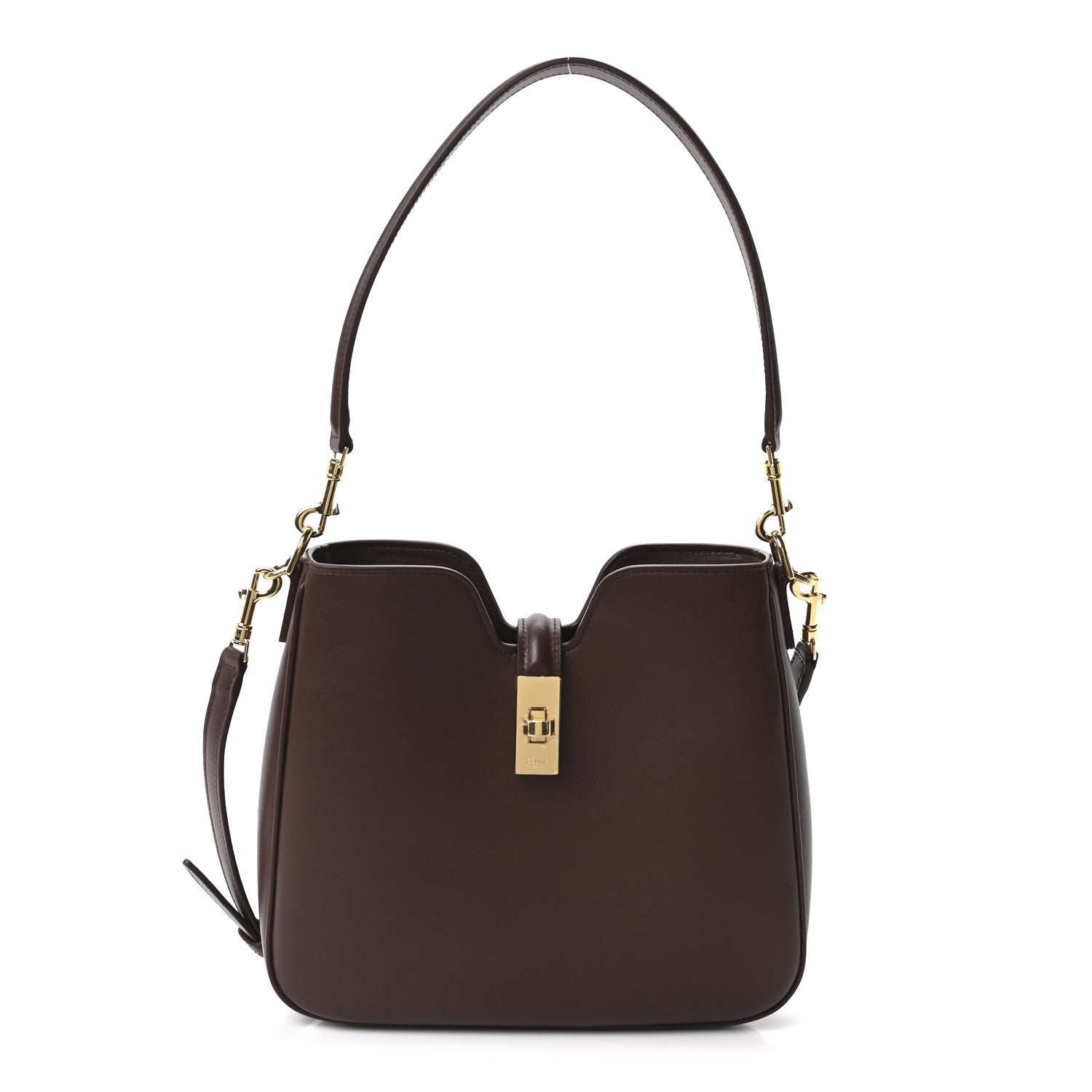 Smooth Calfskin Small Camille 16 Soft Bag Chestnut