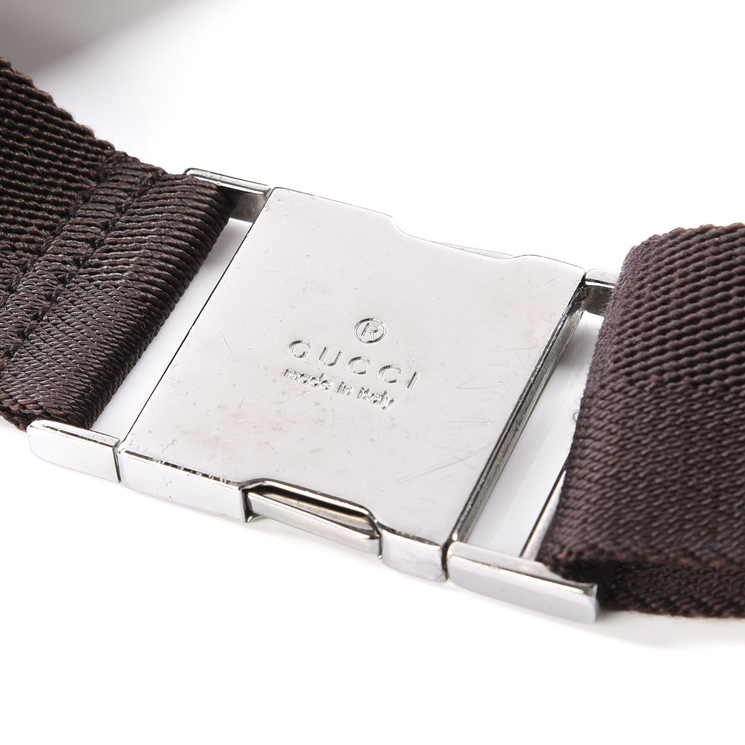 Gucci GG Monogram Double Pocket Belt Bag Dark Brown 11 of 11