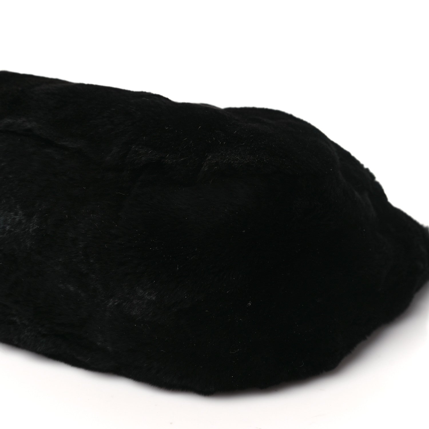 Chanel Rabbit Fur Hobo Black 9 of 9