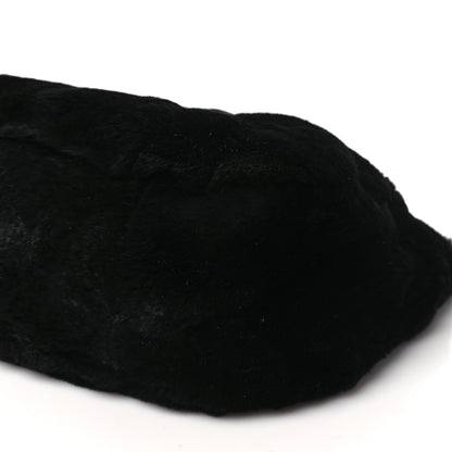 Chanel Rabbit Fur Hobo Black 9 of 9