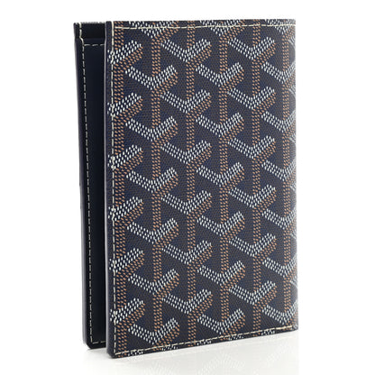 Goyard Goyardine Moliere Wallet Navy 3 of 8
