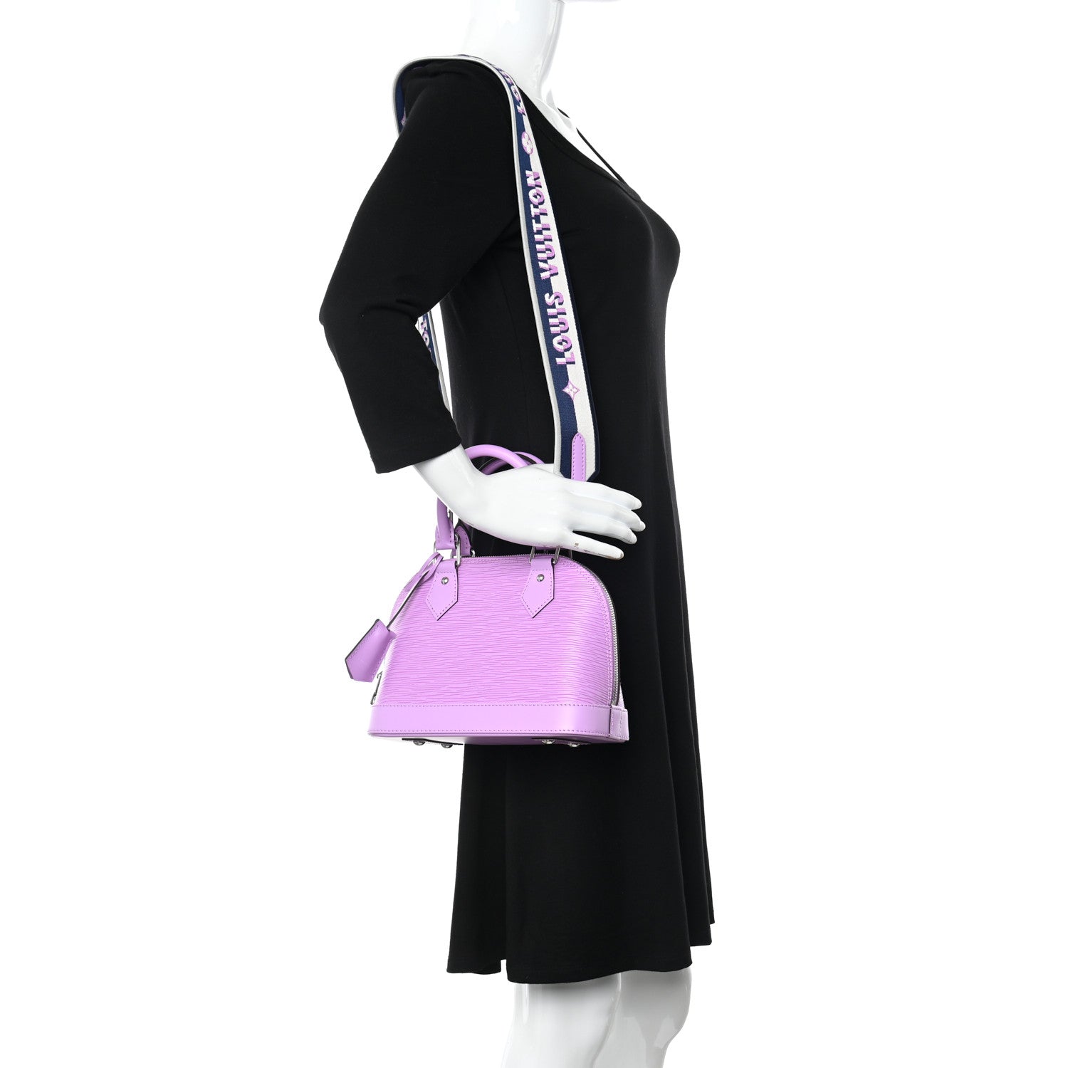 Louis Vuitton Epi Jacquard Alma BB Lilac 2 of 9
