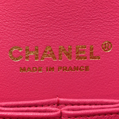 Chanel Lambskin Quilted Medium Double Flap Pink 6 of 10