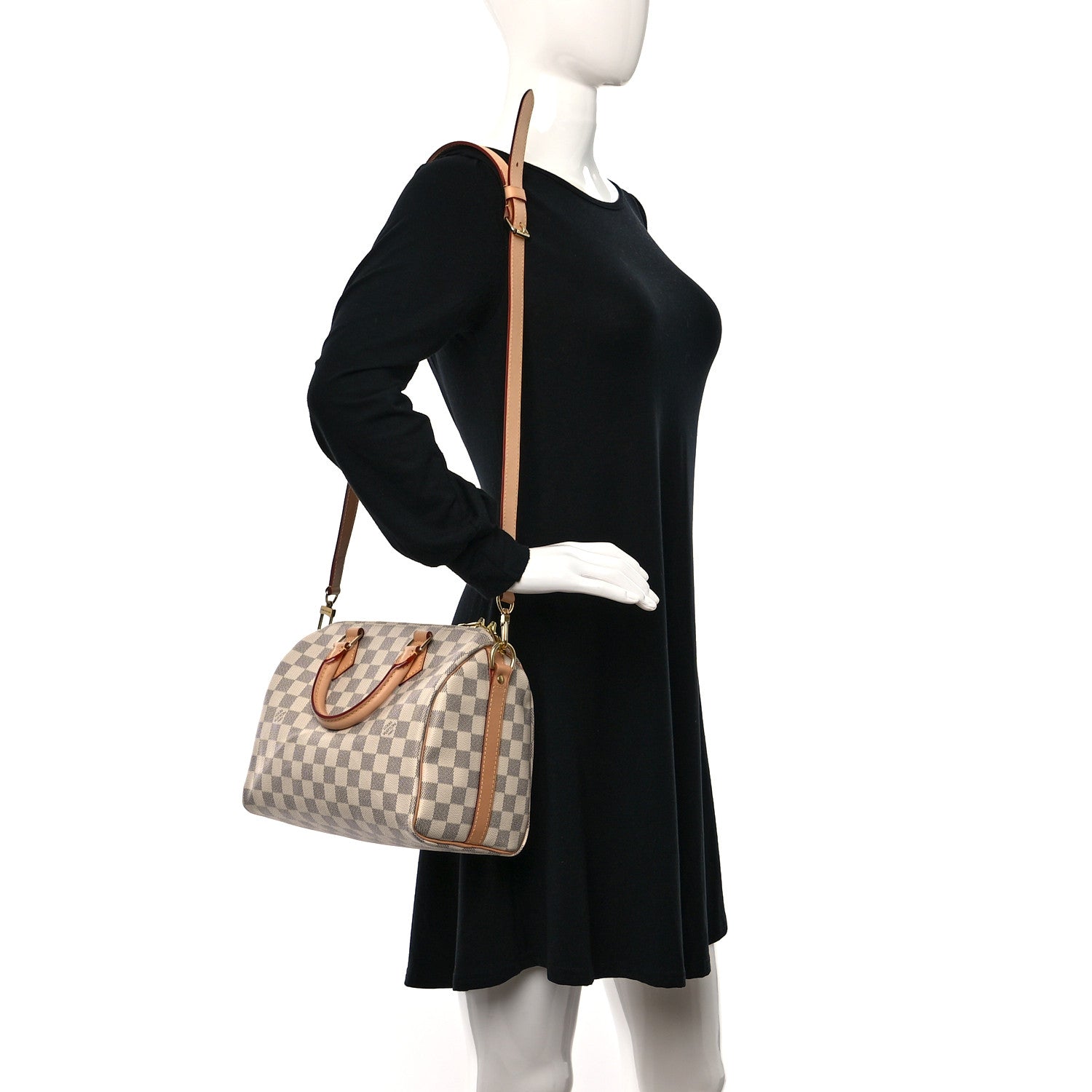 Louis Vuitton Damier Azur Speedy Bandouliere 25 2 of 8