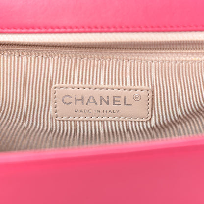 Chanel Lambskin Quilted Large Boy Flap Pink 7 of 14