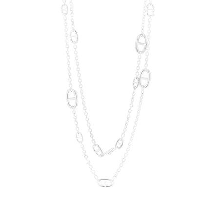 Hermes Sterling Silver Farandole Necklace 120 1 of 6
