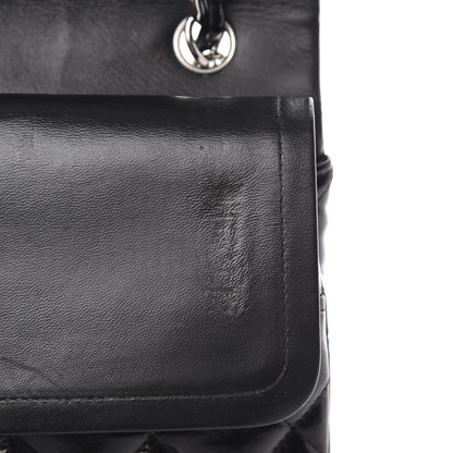 Chanel Patent Quilted Jumbo Double Flap Black 12 of 17
