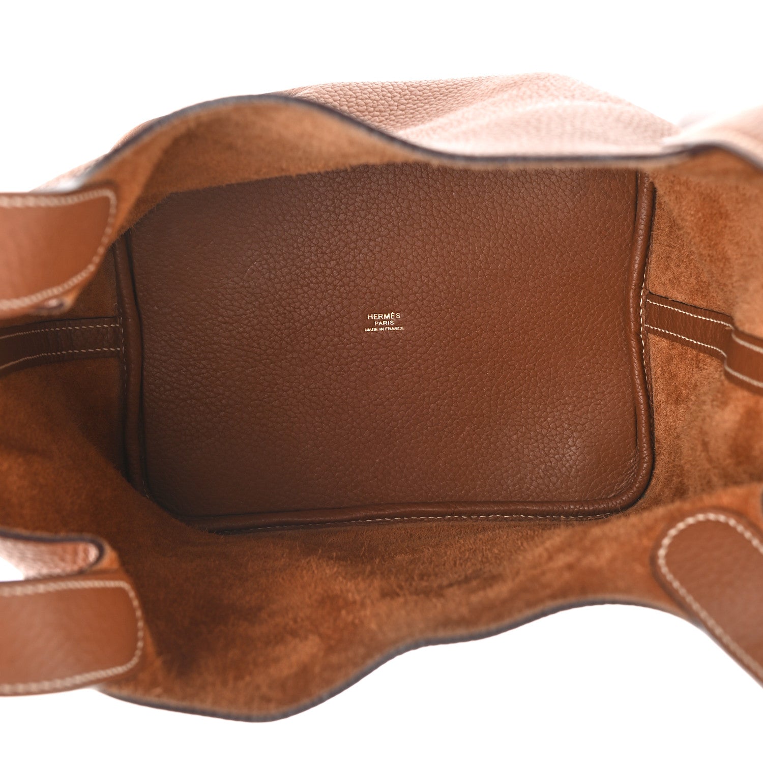 Hermes Taurillon Clemence Picotin 22 MM Gold 5 of 12