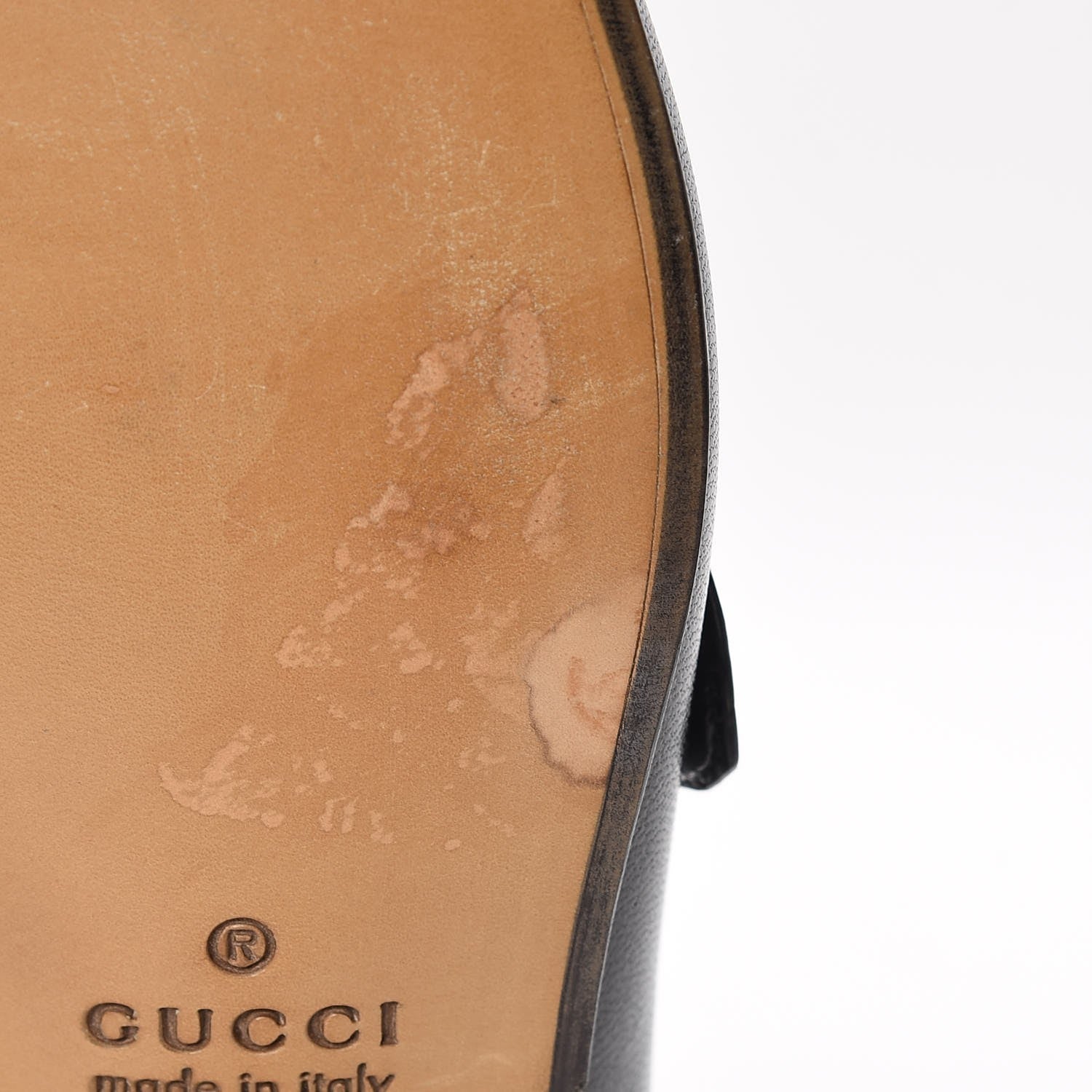 Gucci Goatskin Web Mens GG Loafers 10 Black 9 of 10