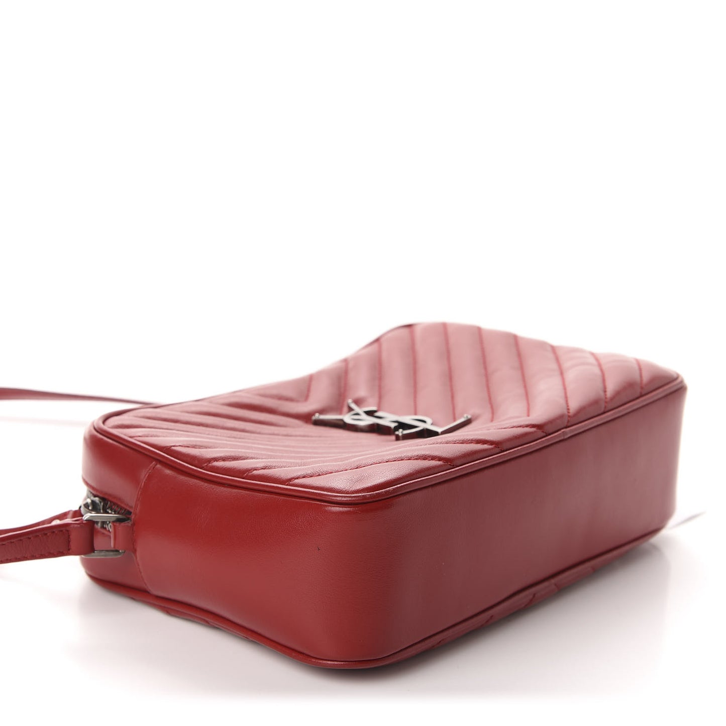 Calfskin Matelasse Monogram Lou Camera Bag Rouge Eros