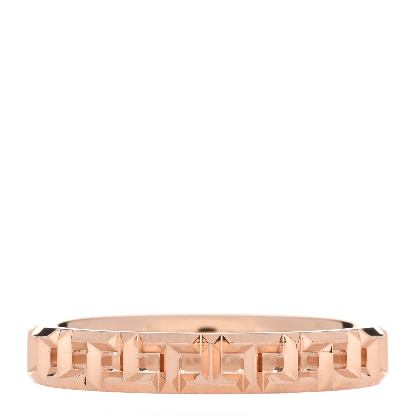 18K Rose Gold Narrow T True Ring 57 8