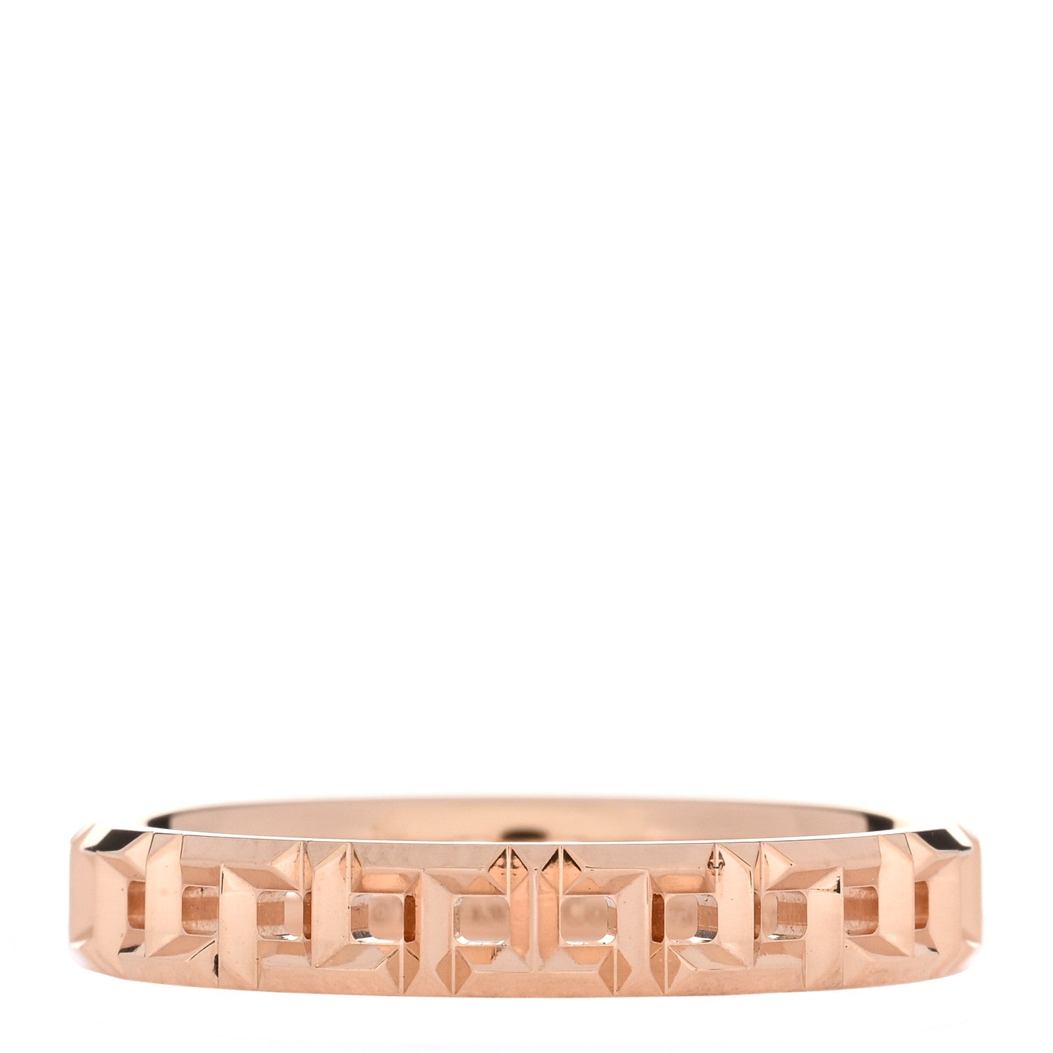 Tiffany 18K Rose Gold Narrow T True Ring 57 8 3 of 5