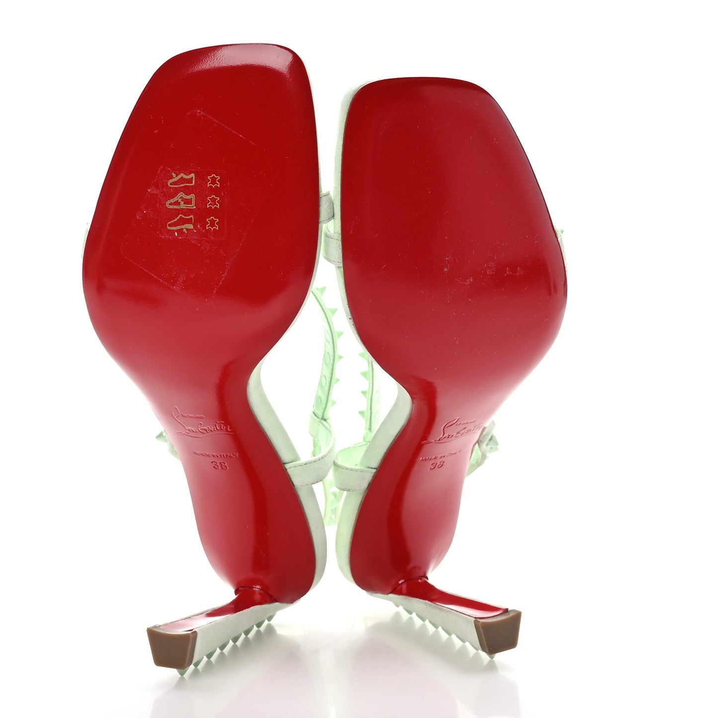 Suede Rosa Condorapik 85 Spike Sandals 38 Studio Green