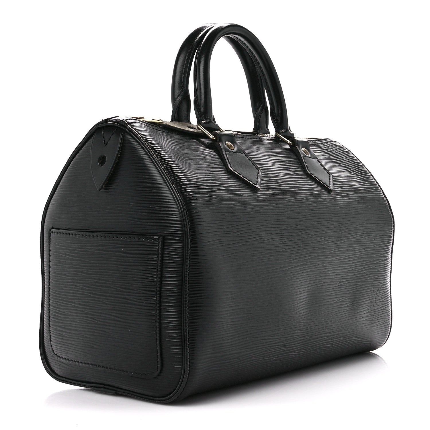 Louis Vuitton Epi Speedy 25 Black 3 of 13