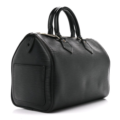 Louis Vuitton Epi Speedy 25 Black 3 of 13
