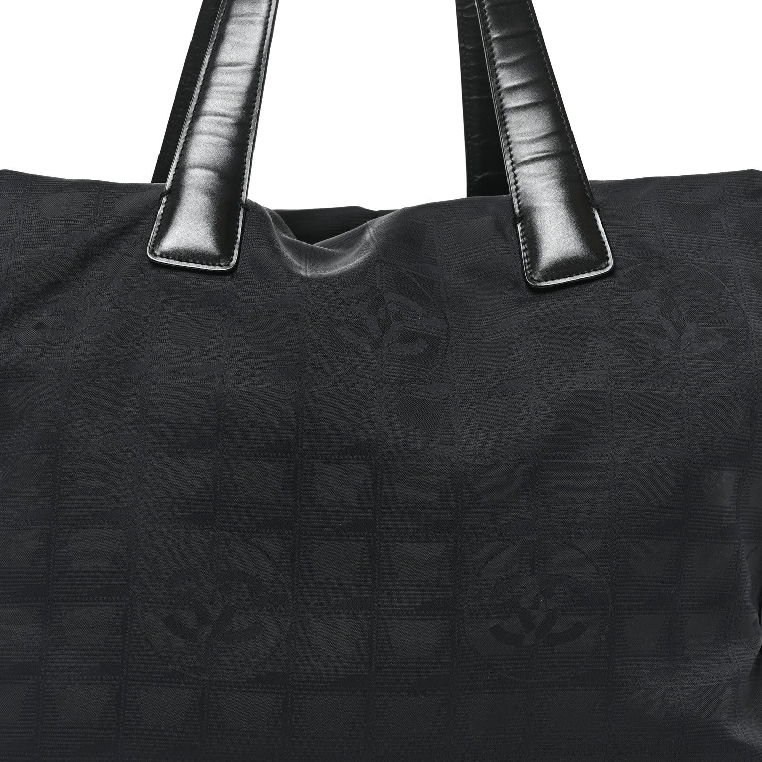 Chanel Nylon Medium Travel Tote Black 8 of 10