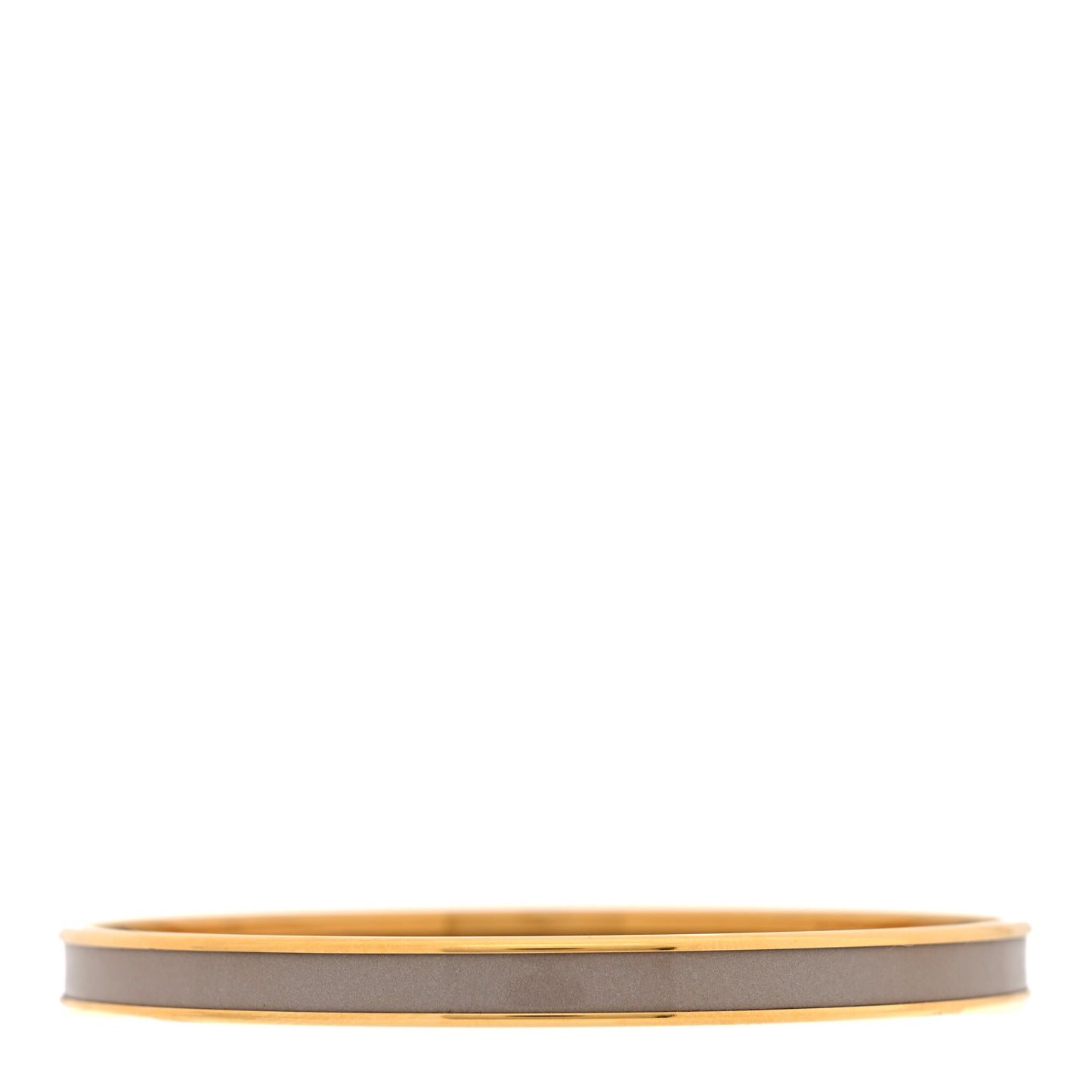 Enamel Printed Extra Narrow Uni Bracelet 65 Marron Glace