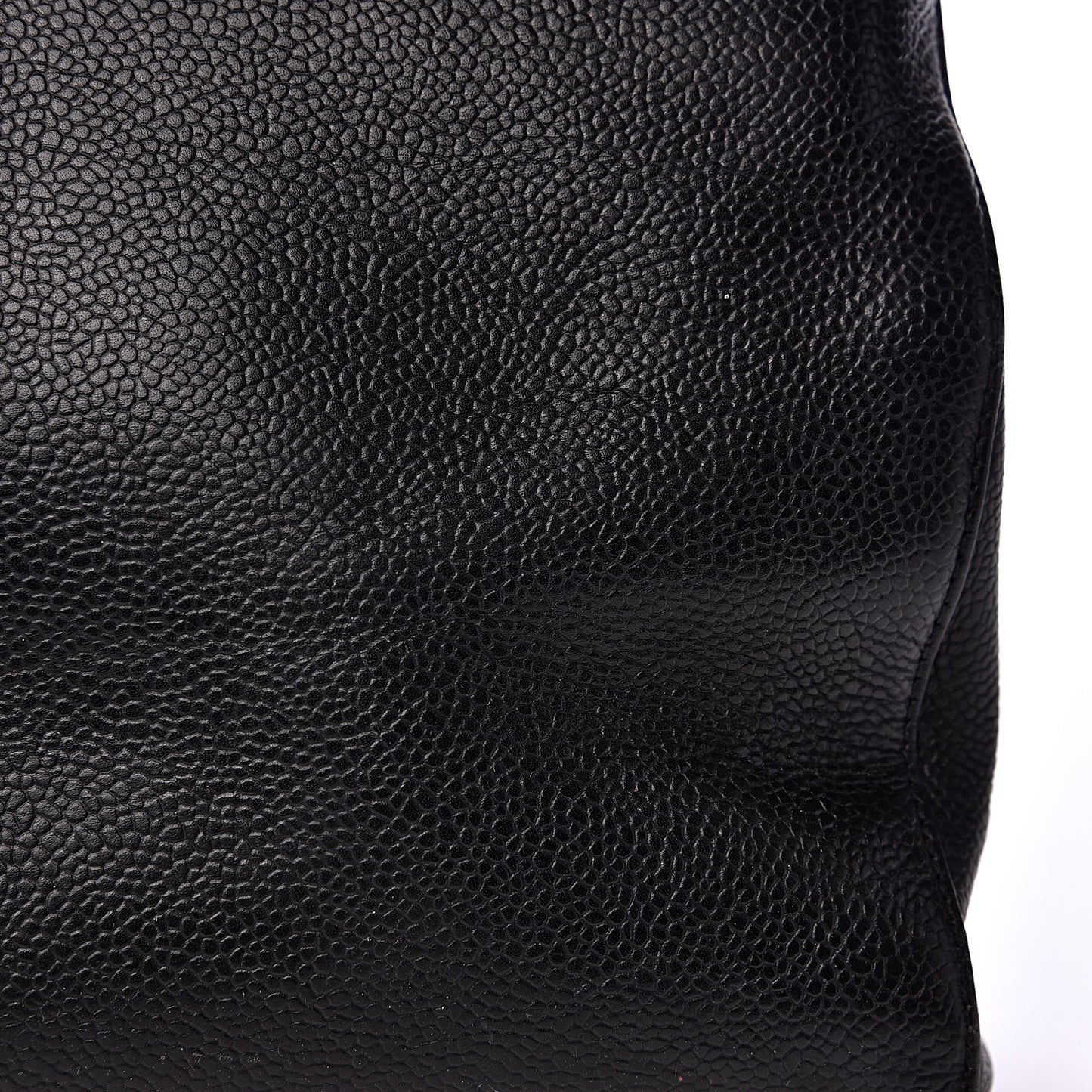 Caviar Flap Shoulder Bag Black