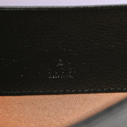 Gucci Textured Calfskin Web Mini Rajah Slim Flap Shoulder Bag Black 6 of 9