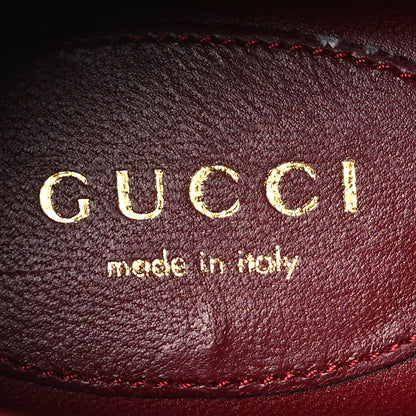Gucci GG Monogram Horsebit Ballet Flats 36.5 Rosso Ancora 8 of 10
