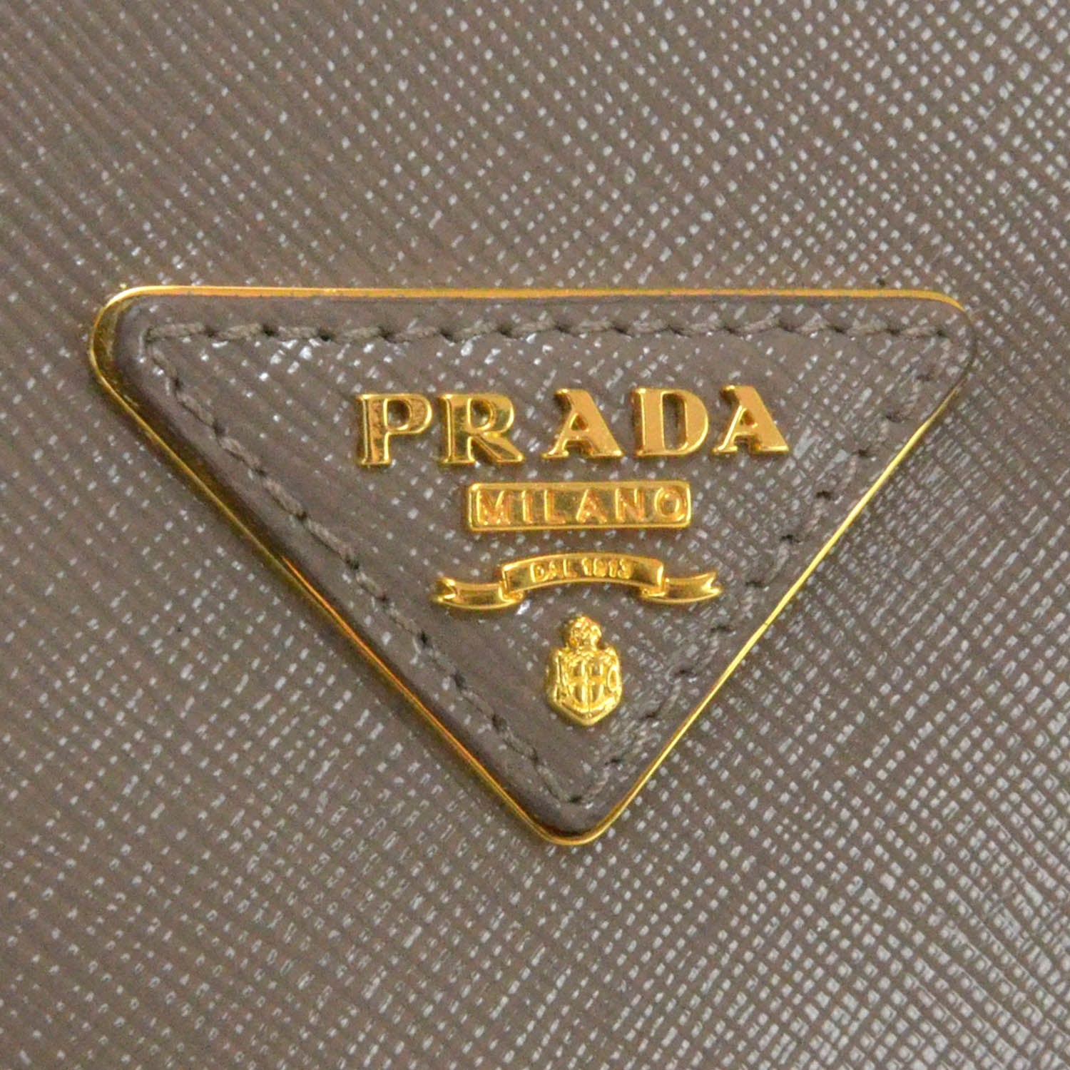 Prada Saffiano Vernice Tote Argilla 5 of 10