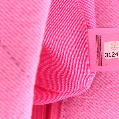 Chanel Denim Quilted Medium Chanel 19 Flap Neon Pink 7 of 10