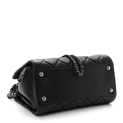 Chanel Caviar Quilted Small CC Bucket Bag Black 4 of 11