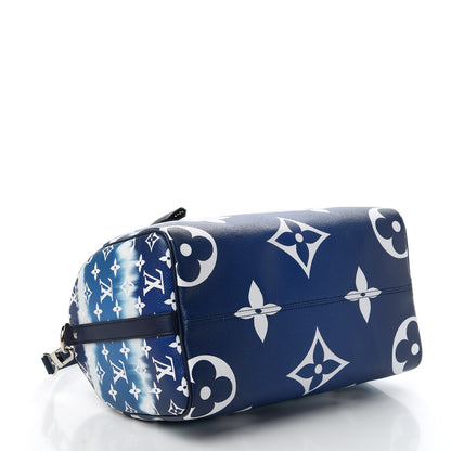 Louis Vuitton Monogram Escale Speedy Bandouliere 30 Blue 4 of 12